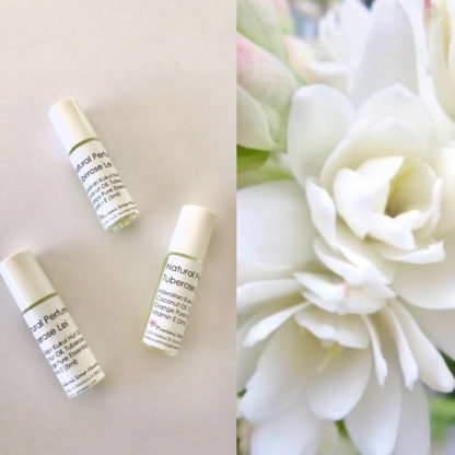 Tuberose Lei Natural Perfume Oil 5ml roll-on bottle